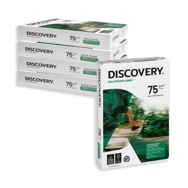 Discovery A4 White Paper 75gsm (2500 Pack) 59908