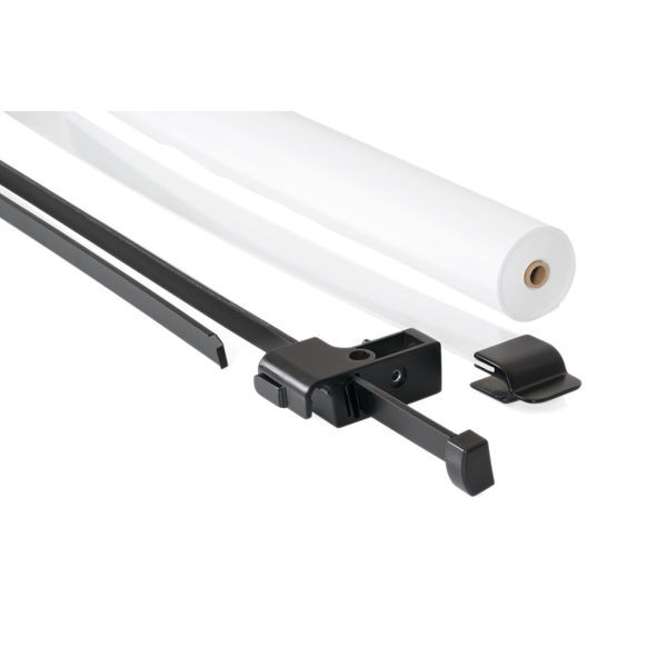 Earth Paper Roll Support with Extensible Arms and Acrylic Ruler KT0802