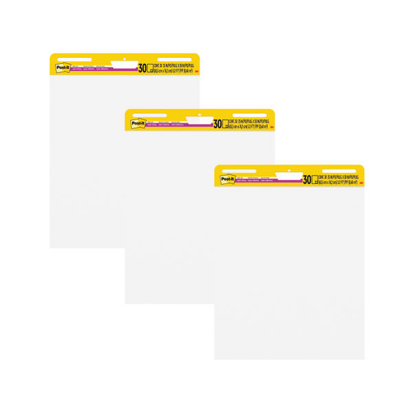 Post-it Super Sticky Meeting Chart Bundle 559P3 2 Meeting Charts + 1 Free (Pack of 3) CF-FB 17S FN