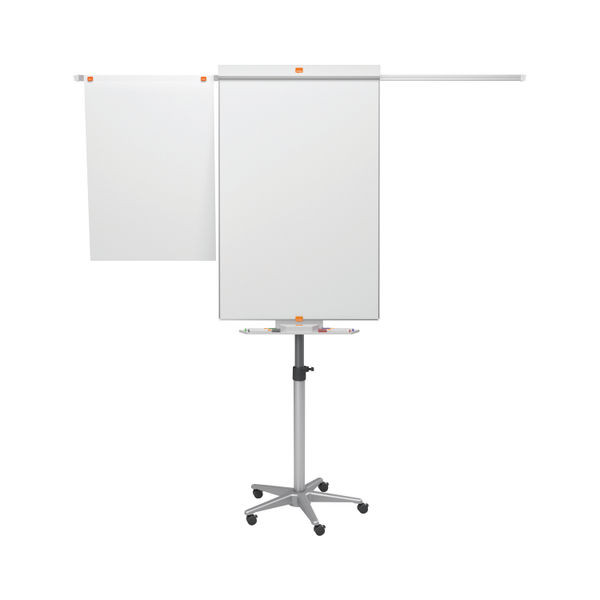 Nobo Piranha Mobile Flipchart and Drywipe Easel Blue/Silver 1901920