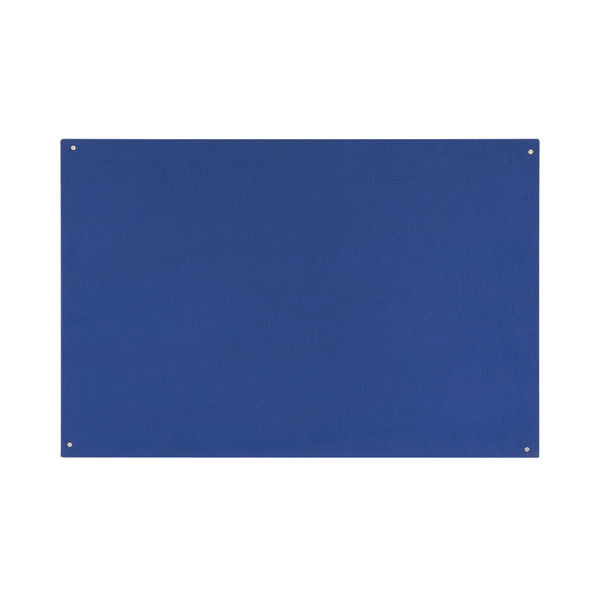 Bi-Office Unframed Noticeboard Blue Felt Surface 875x575mm FB0743397