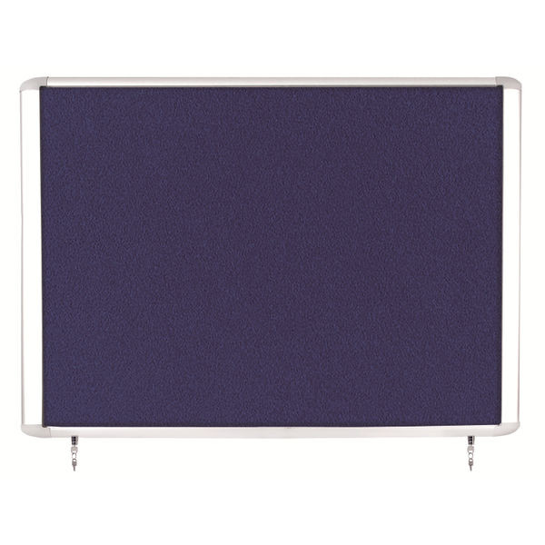 Bi-Office Mastervision Out Display Blue Lockable Door Top Hinged 15xA4 VT350607760