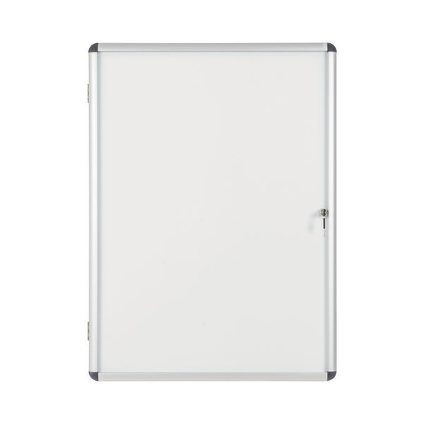 Bi-Office Enclore Magnetic Display Case Acrylic Door Aluminium Frame 9xA4 VT630109150