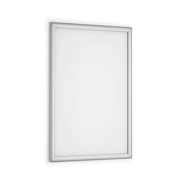 Durable Aluminium Snap Frame Notice Holder A2 Silver 500823