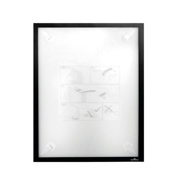 Durable Duraframe Wallpaper Infoframe A3 Black 4844