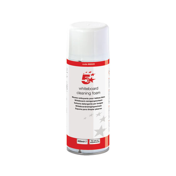 5 Star White Board Foam Cleaner 400ml Aerosol 668025