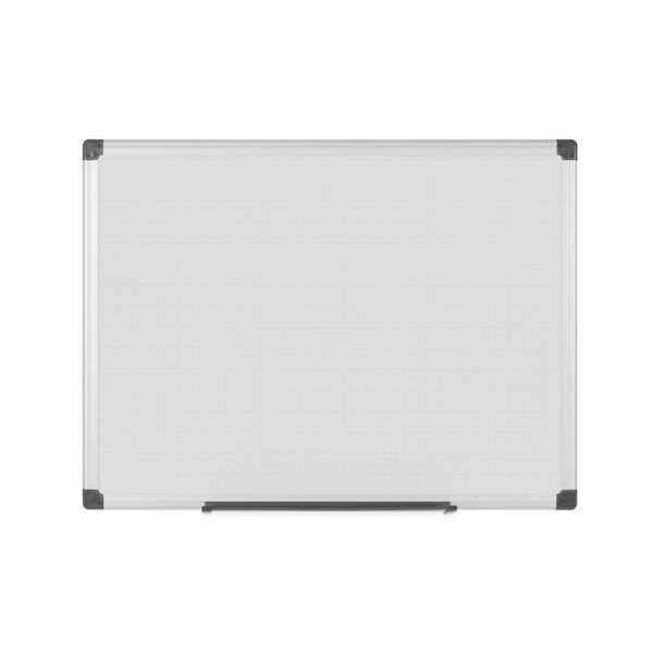Bi-Office Maya Drywipe Double-Sided Board Plain/Gridded 90x60cm MA0321170