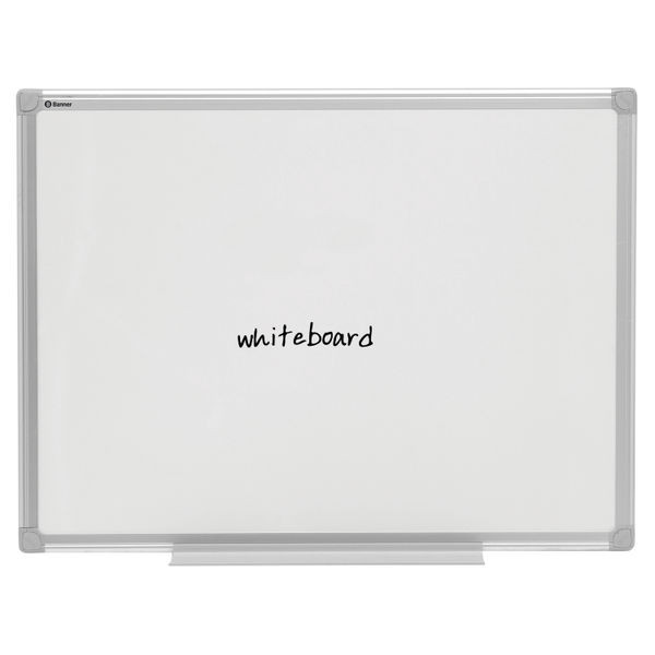 Bi-Office Maya Non-Magnetic Drywipe Whiteboard 600x450mm MA0212170
