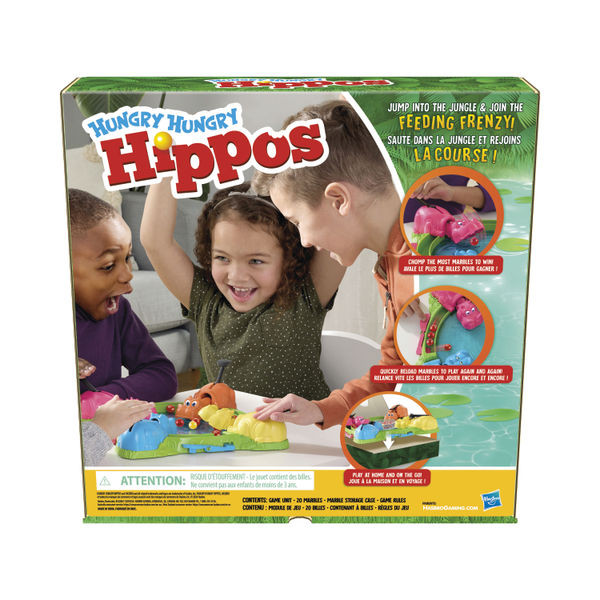 Hasbro Hungry Hungry Hippos Game 285 F8815
