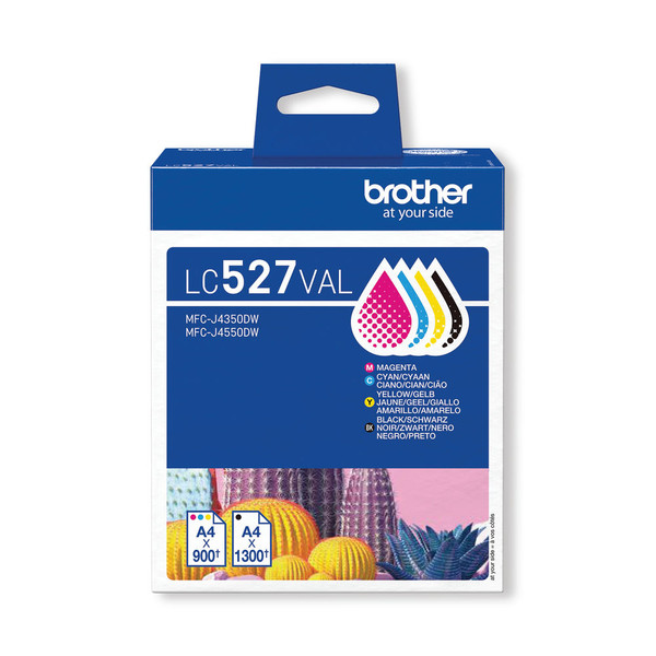 Brother LC527VAL Ink Cartridge Value Pack CMYK LC527VAL
