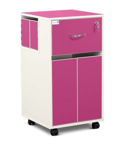 Upper Section, Lower Cupboard with Double Doors & Adjustable Shelf, Purple