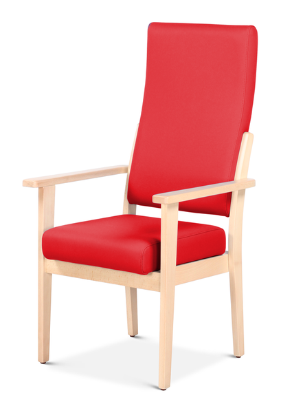 Alderbury, High Back Armchair, Fixed Seat, Vinyl Rot