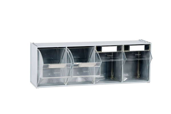 Four Compartment, Stainless Steel