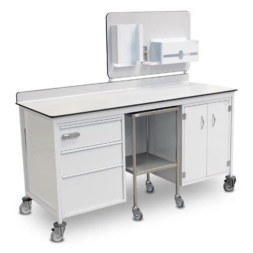 Room Dividers, Frame - Full width upstand & right hand mounted panel