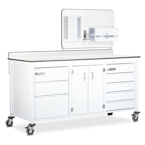 Room Dividers, Lower Unit - Cupboard with double doors & removable shelf