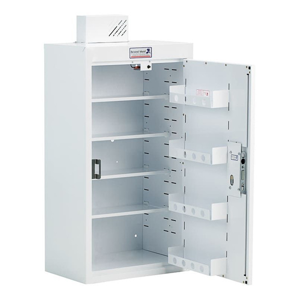 Shelves & Door Shelves, Single Door Cabinet - With Light
