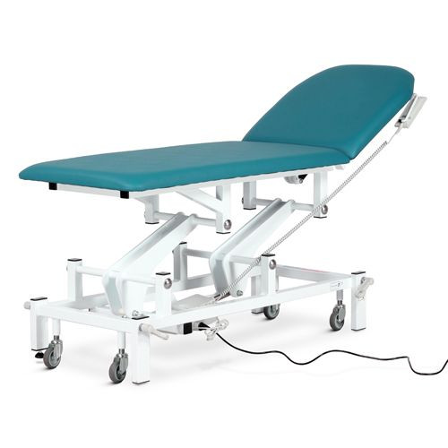 Electric with Electric Backrest, Hand Switch, Aquamarine