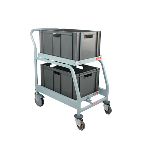 Medical Records Trolleys - Transfer, Double Box, Extending