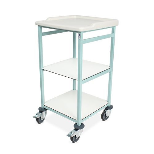 Caretray Trolley - Basics, 2 x Full Width Shelves