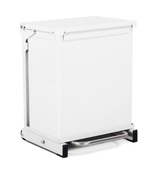 Removable Body Bins, Hands Free, Silent Closing, 20 Litre, Black Lid