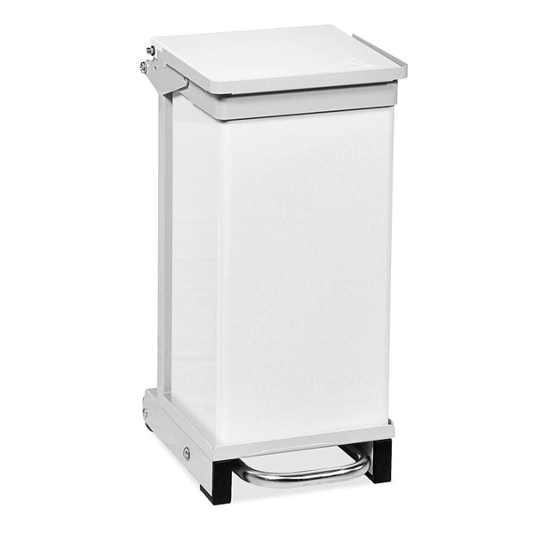 Removable Body Bins, Hands Free, Rust Free, Silent Closing, 20 Litre, White Lid