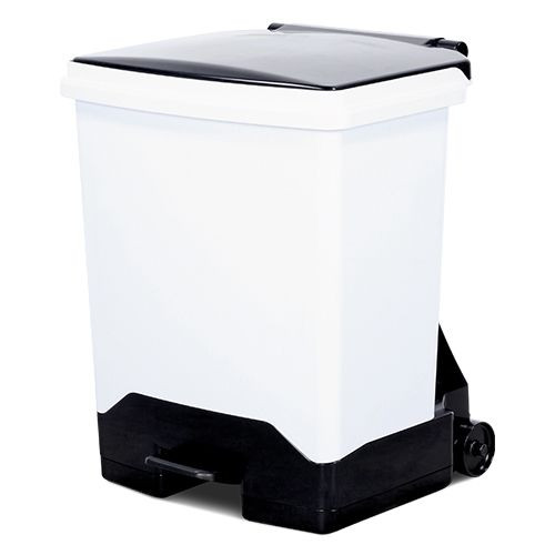 Fixed Body Sackholders - Plastic, Silent Closing, 42 Litre, Black Lid