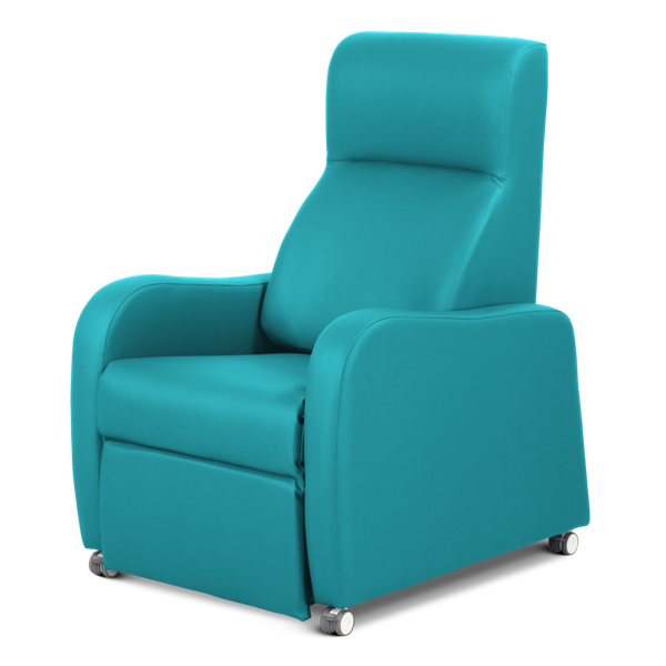 Reclining Armchair, Manual, Vinyl Turkis