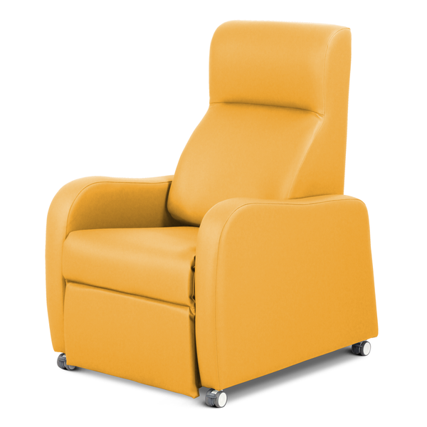Reclining Armchair, Manual, Vinyl Melone