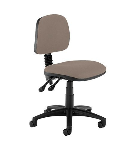 Task Chairs, Operator, Medium Back, Adjustable Arms - Oatmeal