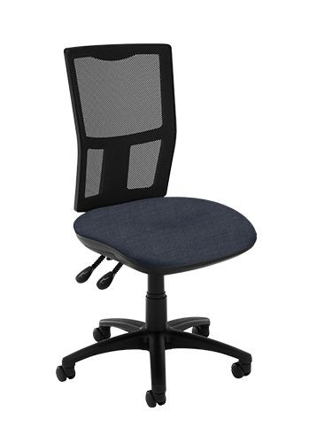 Task Chairs - Mesh, High Back, Adjustable Arms - Granite