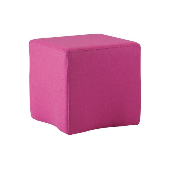Soft Seating & Reception - Button, Cube - Flame Red