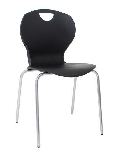 Abbas, Four Leg, Plastic Shell - Onyx