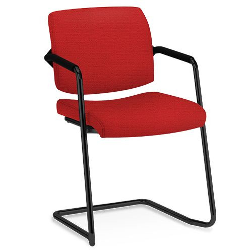 Functional Seating - Cambridge, Cantilever - Fabric, Red