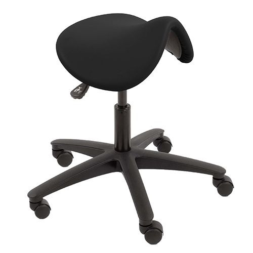 Technical Seating - Saddle Stool, Vinyl - Noir