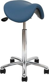 Technical Seating - Saddle Stools, Plus-Blue