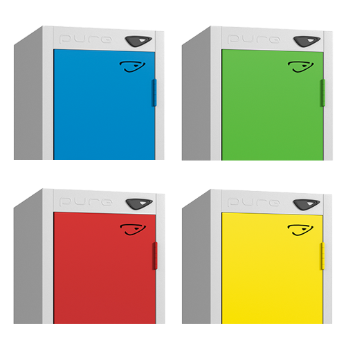 CAM Lock, One Compartment, Single Bank, Red Door