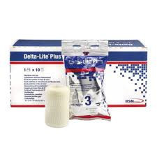 Delta–Lite Plus Casting Tapes Pink (10 cm x 3.6 m)  (Pack of 10)