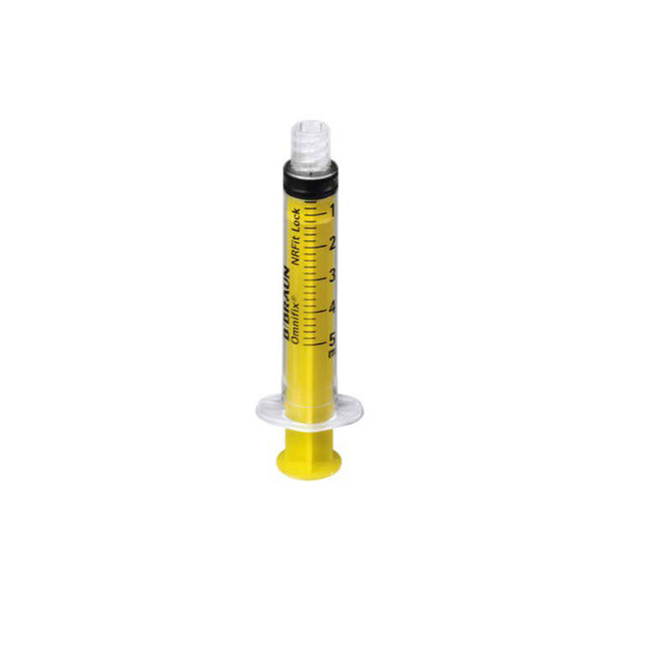 Omnifix® Luer–Lock Syringes Type NRFit® (5 ml) (Pack of 100)