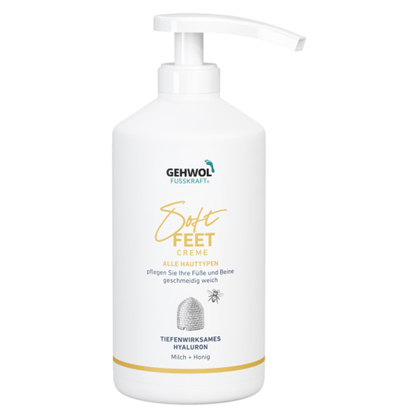 Gehwol® Fusskraft Soft Feet Creams With Milk & Honey (500 ml)