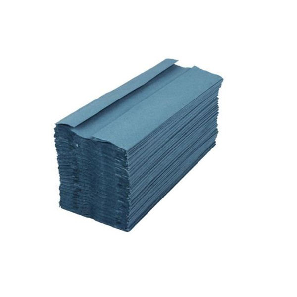 C–Fold Hand Towels Blue (1–Ply) (Pack of 15)