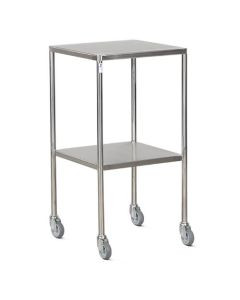 OPTION-ROOM DIVIDER-DRESSING TROLLEY-STAINLESS STEEL-2 SHELF
