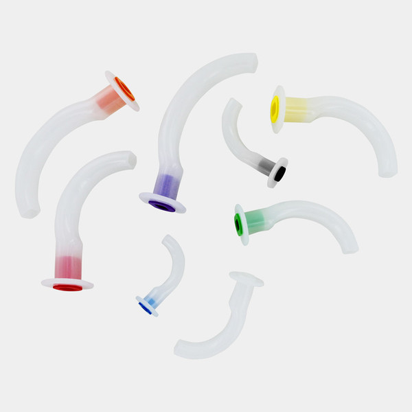 Timesco Optima Guedel Oropharyngeal Airway Size 4 (100mm) Red (Pack of 50)