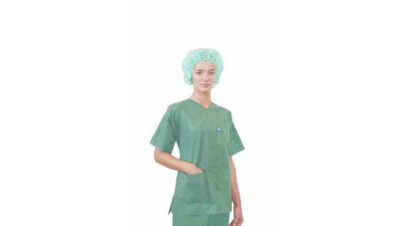 Soft Disposable Green Scrub Suit Pants Size XL (Pack of 50)