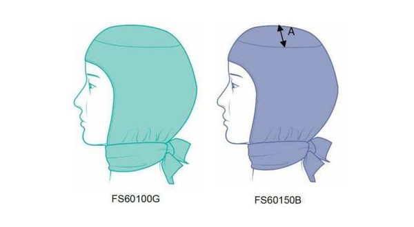 Spunlace Viscose Surgical Hood Blue