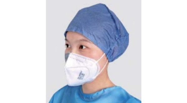 Zhende Vertical Flat FFP2 Respirator Mask, Vertical Flatfold No Valves