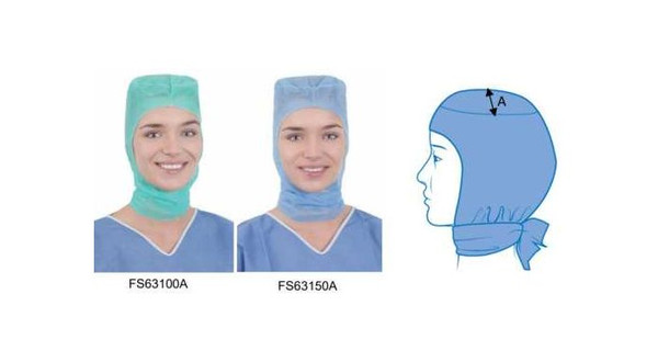 Spunbond Surgical Hood Blue