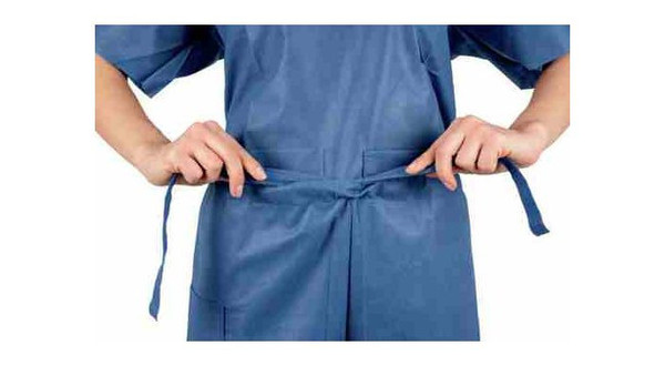 Ultimate Disposable Blue Scrub Suit Pants, X-Small