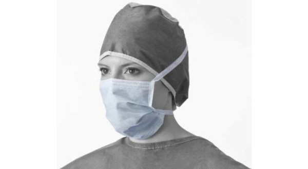 Sensitive Skin Type II Blue Surgical Facemask, Adult