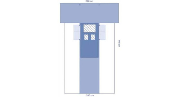 OPS™ Ultimate Reinforced TAVI Drape 240/290 x 448 CM