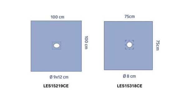OPS™ Essential Light Adhesive Fenestrated Drapes 7 cm
